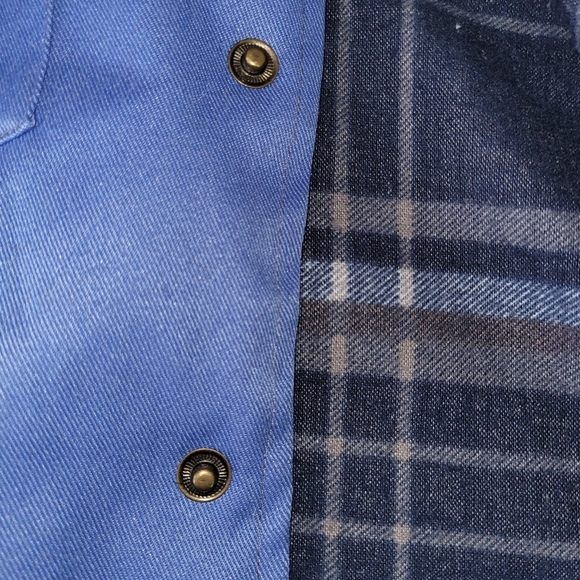 cornflower blue shacket - Picture 3 of 8